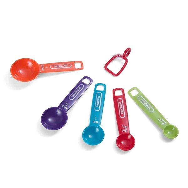 Lifetm 5216440 AST Measuring Spoons; Assorted - 5 Piece - Pack of 3 5216440   AST